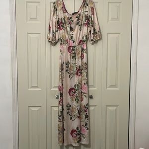 Tenfold maxi plus size floral dress